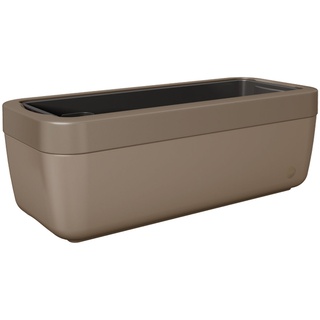 Emsa myBOX Blumenkasten 50 cm, braun/braun dekorativer Blickfang im Haus