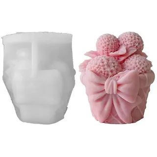 Silikonform 3d Kugel-würfel-form Kerzenform Für Bastelarbeiten, Dekorationen, Kerzen, Seifen
