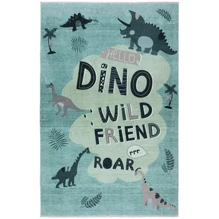 tesso living BONNY Kinderteppich 195 x 280 cm Grün