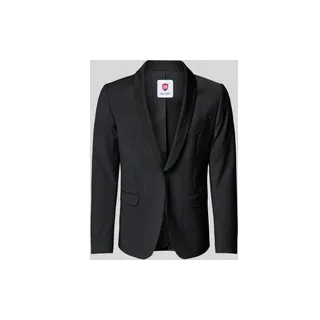 Regular Fit Smoking-Sakko mit Schalkragen Modell 'Pharrel', Black, $listsize[$i].replace('"','"')