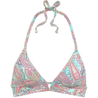 VENICE BEACH Triangel-Bikini-Top Damen mint-bedruckt Gr.32 Cup A/B
