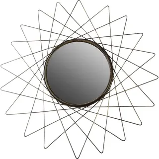 Myflair Möbel & Accessoires Dekospiegel Equlips (1-St), Wandspiegel, Landhaus, rund, gold, Rahmen aus Metall goldfarben