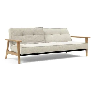 Innovation Living Schlafcouch Stoff 2-Sitzer Weiß