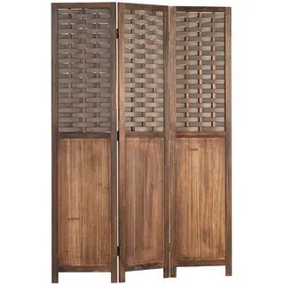 Homestyle4u Paravent Braun 120x170 cm, 2000,