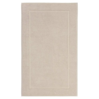 Badematte LONDON, Beige, Baumwolle, L 120 cm x B 70 cm Aquanova, rutschhemmend beschichtet, Baumwolle beige