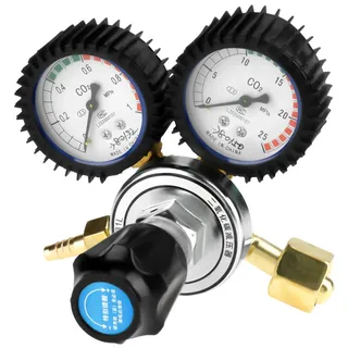 CO2 Druck Regulator CO2 Gasflaschen Regulator Kohlendioxid Schweiß Druckminderer für Schweißen und Zerschneiden