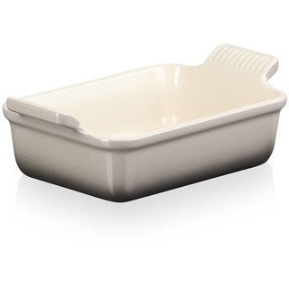 Le Creuset Rechteckige Auflaufform Tradition aus Steinzeug, 19 cm, 1.1 Liter, Flint, 71102194440001