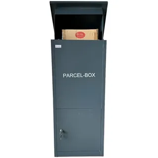 Jet-Line Paketbox Anthrazit inkl. Zeitungsfach