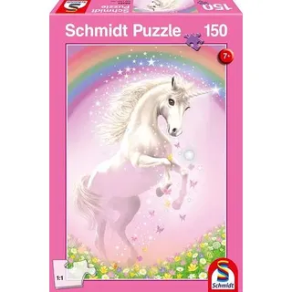 Schmdit 56354 - Rosa Einhorn, Kinderpuzzle, Puzzle, 150 Teile Anzahl Teile: 150, Maße (B/H): 29 x 43 cm, Puzzle