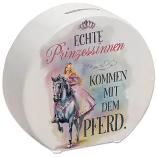 speecheese Spardose Echte Prinzessinnen reiten Pferde Spardose - Prinzessin auf Pferd