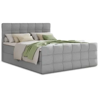 Sofnet Boxbett, (Grau (Inari 91), 160 x 200 cm) Schlafzimmer, Betten, Boxspringbetten