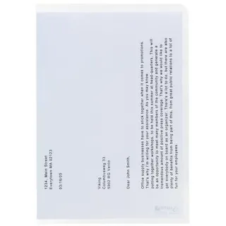 Hetzel Sichthülle A5 genarbt 50 St.