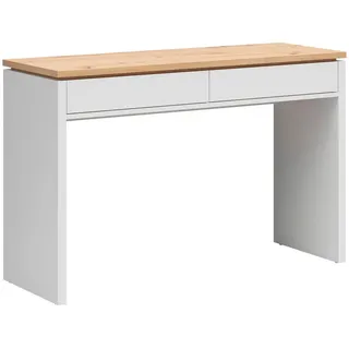 Xora Schminktisch, Weiß, Eiche Artisan, Holzwerkstoff, 2 Schublade(n) Schubladen, rechteckig, Wange, 42x78x120 cm, FSC Mix, Schlafzimmer, Schminktische