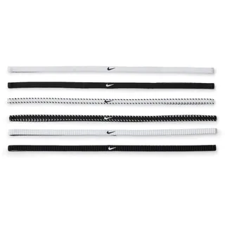 Nike Flex Slim Headbands 6er-Pack schwarz TU