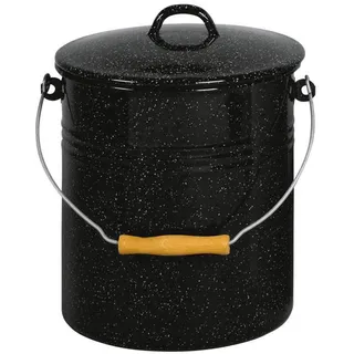 Krüger Nostalgie Mülleimer 10 l Schwarz