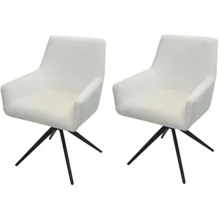 MCW Esszimmerstuhl MCW-L91 Stoff creme-beige 2er Set