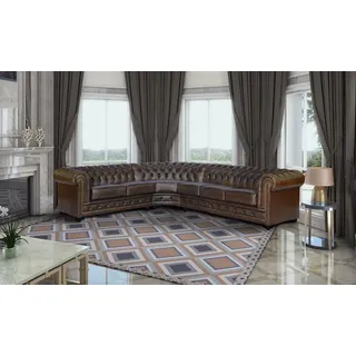 SOFORT LIEFERBAR Chesterfield Wohnlandschaft Ecksofa Arsenal Eckcouch UVP*8.290