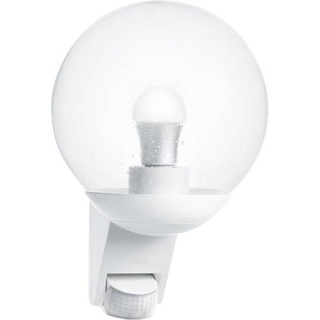 Steinel L 585 S 005917 Außenwandleuchte mit Bewegungsmelder Energiesparlampe, LED E27 60W Weiß