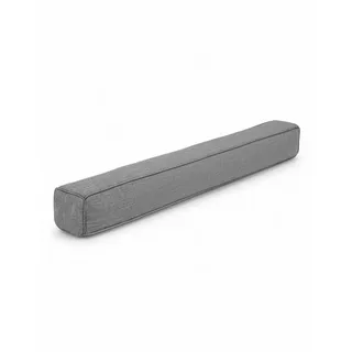 Beautissu Zugluftstopper 100 x 6 cm Grau
