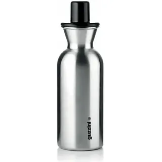 Guzzini PERFECT DRESSING STEEL EDITION Öl-Essigspender 330 ml Ø 6 x 19,5 cm Edelstahl Schwarz
