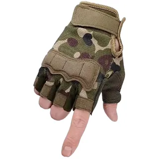 Fahrradhandschuhe für Kinder Halbfinger Anti-Rutsch Sport Radfahren Fahrradhandschuhe Mountainbike MTB Handschuhe Junior Bike Gloves Kletterhandschuhe Fingerlose Skatehandschuh (Schwarz+Grün)