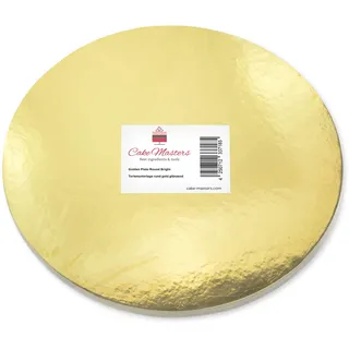 Pati-Versand Golden Plate 25cm Gold glänzend 6 Stück