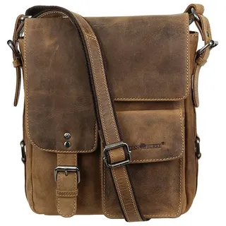 GREENBURRY Vintage Revival Messenger Umhängetaschen braun