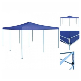 vidaXL Pavillon »Pop-Up Profi Partyzelt Gartenzelt 5x5 m Blau Faltpavillon Pavillon« blau