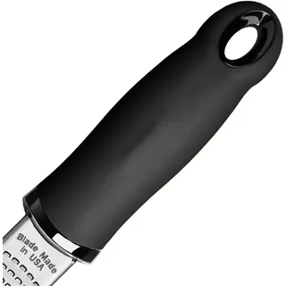 Premium Zitronenschäler Reibe - Deine Hochwertige Parmesanreibe, Muskatnussreibe, Zitronenreibe, Ingwerreibe Mit Messerscharfen Edelstahlklingen Und Holzgriff
