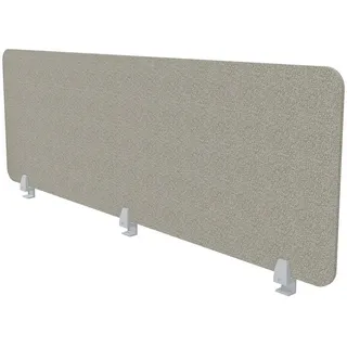 Assmann Electronic Schreibtischtrennwand VITECO 160 cm x 56 cm