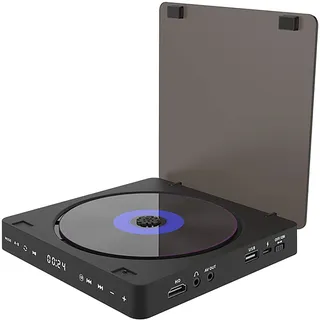 Doengdfo HD DVD/VCD Player Tragbarer Video Player 1080P Mini Anti-Skip DVD Player mit Fernbedienung