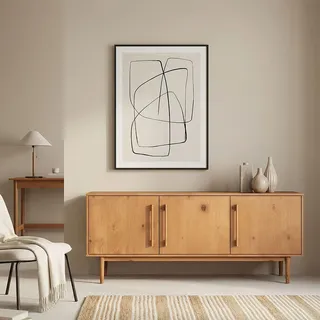 Idimex Sideboard TECCA 170 x 71 x 41 cm Braun