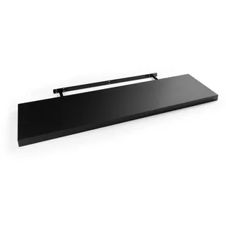 Home4You Wandboard 100 x 23,5 cm Schwarz matt