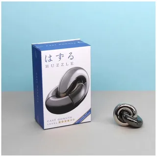 Hanayama Huzzle Cast Donuts - Hochwertiges Metall-Puzzle