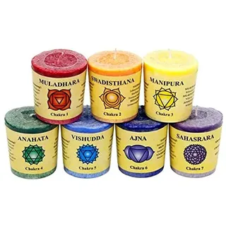 1 x Chakra Duftkerze – Votivkerze - Muladhara KERZE – Chakra 1 (rot) Aroma: Zimt, Muskatnuss, Gewürznelke – CUTE NAILS