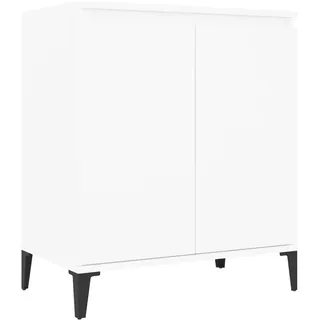 vidaXL Sideboard für Eingang, Akzent, Flur, Diele, Beistelltisch, Dekoration für Zuhause, Schreibtisch, Möbel aus Sperrholz, weiß, 60 x 35 x 70 cm