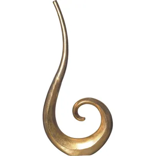 FineBuy FineBuy, Vase, Vase 100 cm Aluminium Blumenvase Spirale Bodenvase Wohndeko Gross Dekovase Modern (1 x)