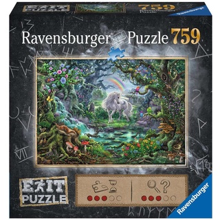 Ravensburger Verlag Puzzle - Rätsel-Puzzle EXIT KIDS – EINHORN 759-teilig