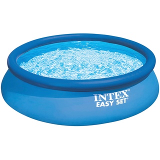 Quick-Up Pool INTEX "Easy Set" Schwimmbecken Gr. Ø/B/H/L: 396 cm x Breite Höhe 84 cm x Länge, 7300 l, blau Quick-Up-Pools