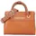 Schultertasche Kunstleder Brown