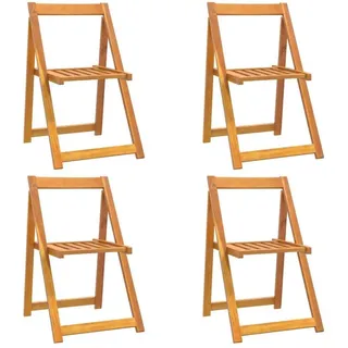 vidaXL Gartenstuhl 47 x 51 x 75 cm akazie/braun 4 St. klappbar 319189