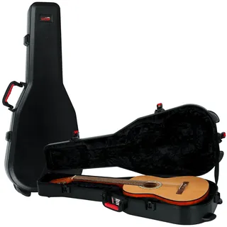 Gator Cases geformtes Flight Case für Klassische Akustikgitarren mit TSA-zugelassenem Verschluss; (GTSA-GTRCLASS)