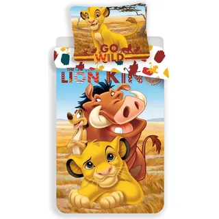 Disney König der Löwen Baumwolle 140 x 200 cm + 70 x 90 cm