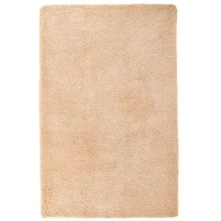 vidaXL NAVARRA Hochflorteppich 130 x 200 cm Beige