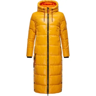 Navahoo Wintermantel Schmuseengel gelb / schwarz XL