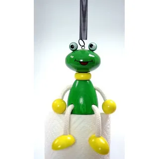 HESS SPIELZEUG Lernspielzeug Holzspielzeug Schwingfigur Frosch BxLxH 100x70x120mm NEU bunt