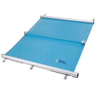 BAC Rollschutz Multiversal Schwimmbad Sicherheitsabdeckung per m2,Farbe: anthrazitgrau