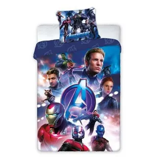 bosszúállók Avengers Symbols Rot 140 x 200 cm + 70 x 90 cm