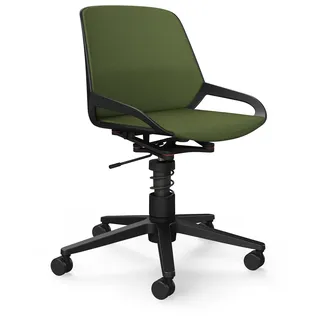 aeris Numo Task – Ergonomischer Bürostuhl mit Federbein und Rollen, Rückenschonender Stuhl ohne Armlehne, Moderner Schreibtischstuhl mit Patentierter Technik, Design Drehstuhl, Sitzhöhe 45–56 cm