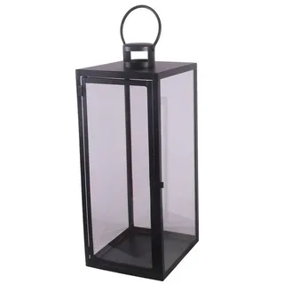 Trend Line Dekofigur TrendLine Deko-Laterne Metall 55 x 22 cm schwarz schwarz